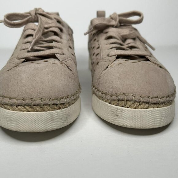 Vince Camuto Shoes Womens Size 8.5 Tipsy Taupe Theera Perforated Espadrille - Picture 4 of 8